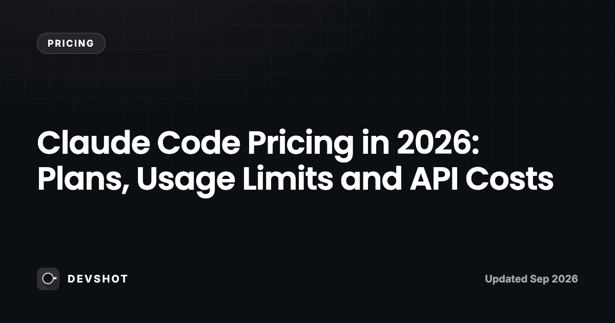 Claude Code Pricing in 2026: Plans, Usage Limits and API Costs